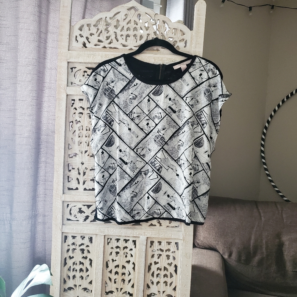 Black & white top
